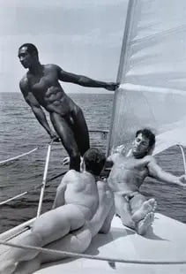 Tom Bianchi "Sailboat, Male Nude" Print after: Tom Bianchi "Sailboat, Male Nude" Print after. Photo print on high gloss kodak photo paper, framed. measures 8x10 in. These are part of the estate sale and we do not have a COA. All lots offered in ou