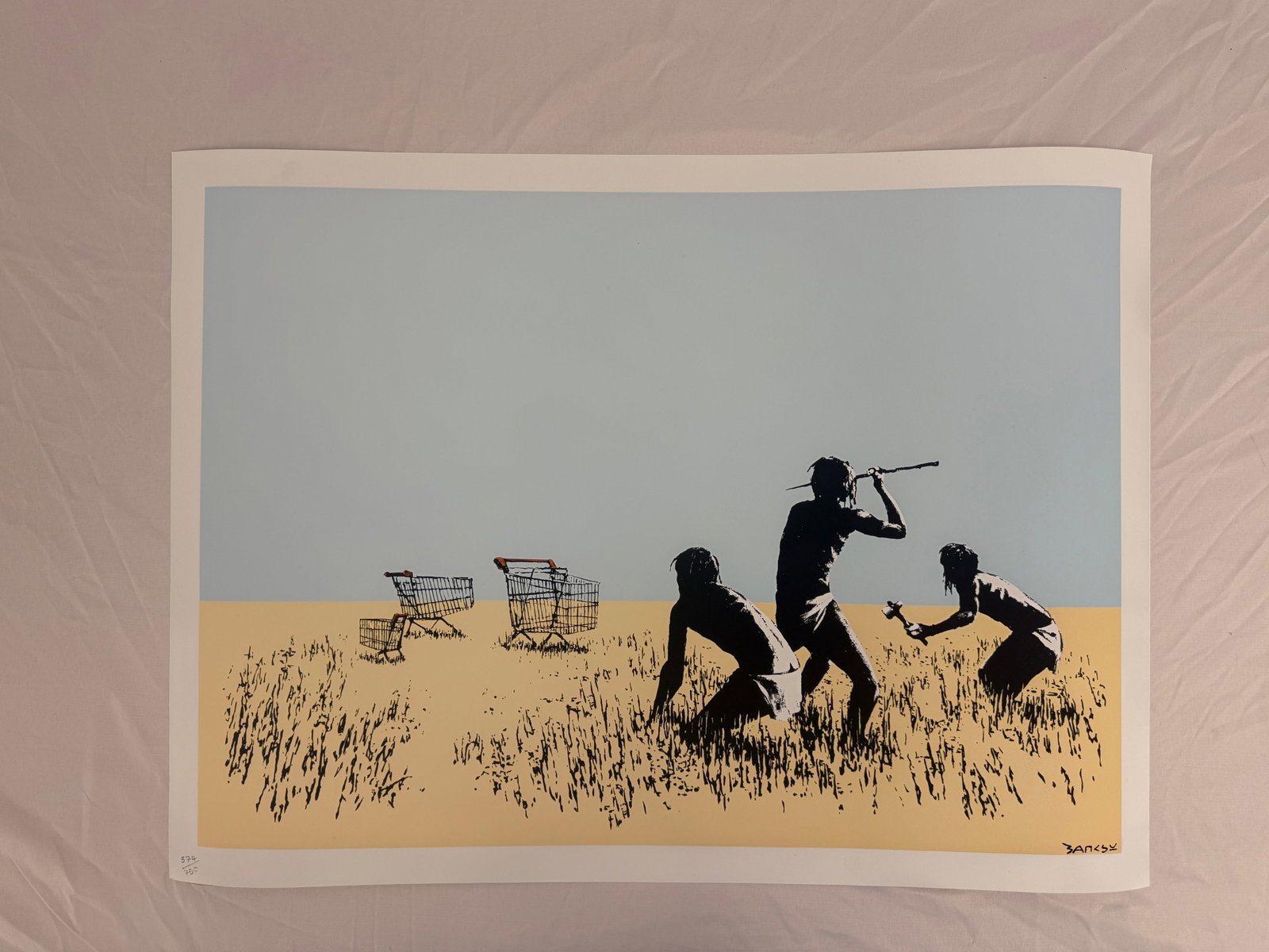 Banksy "Trolleys (Colour), 2007" Print (sold after) (1 of 1)