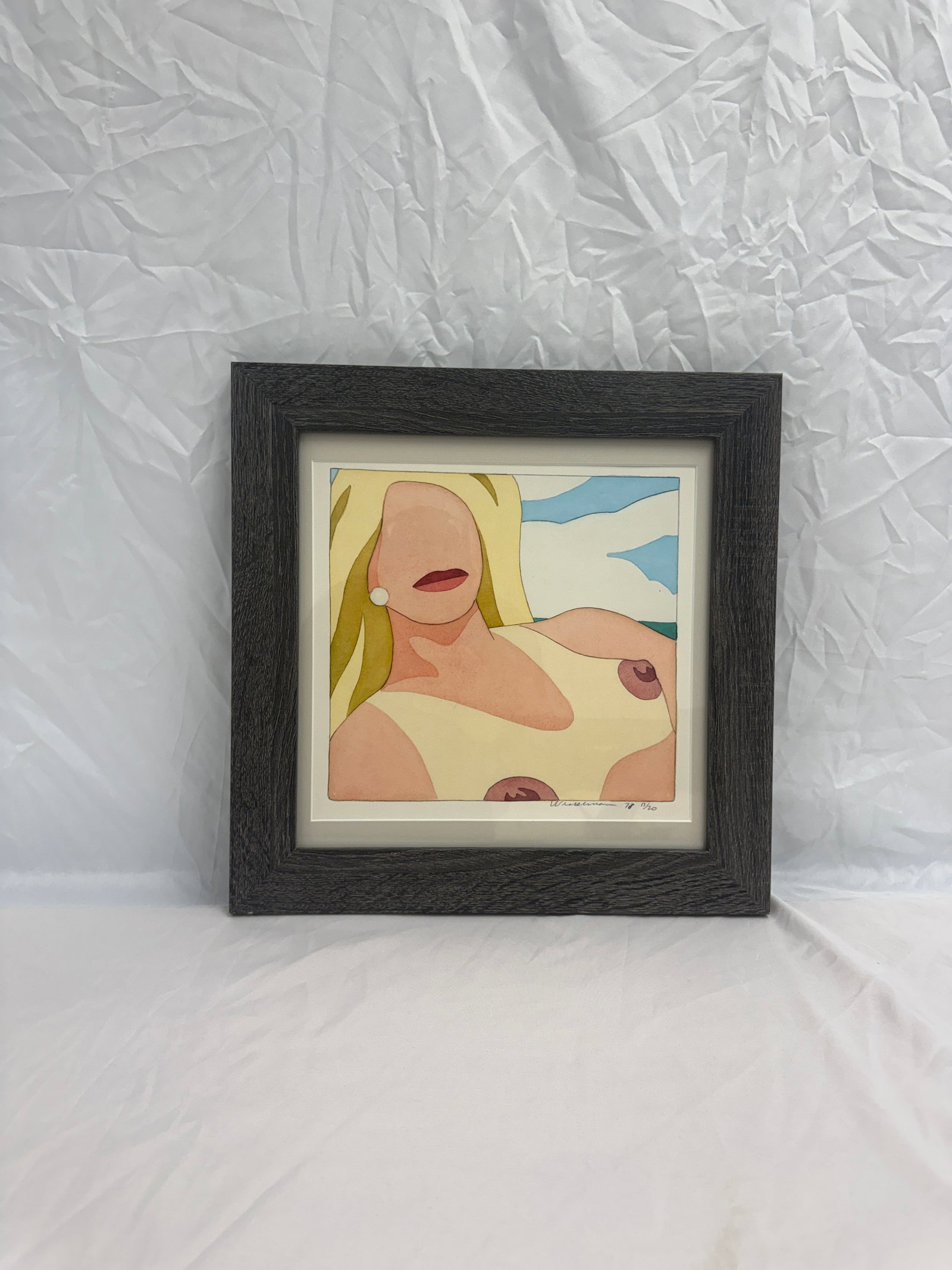 "Tit, from Sescape" Tom Wesselmann Print, Framed (sold after) (1 of 1)