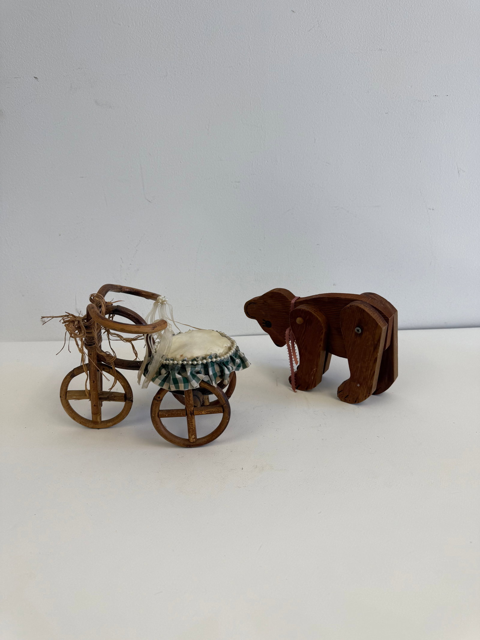 Vintage Wooden Tricycle, wooden Beer (1 of 1)