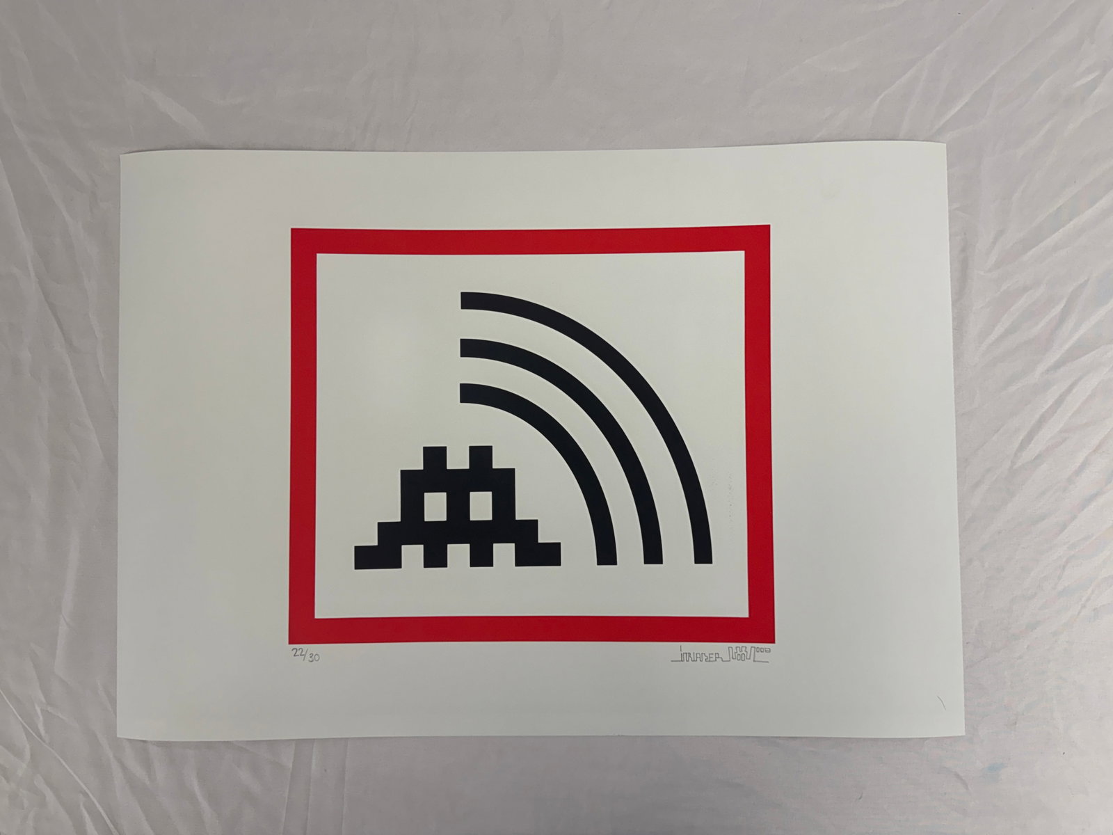 Invader- Space Vibes (Red) sold After (1 of 2)