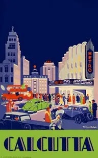 Calcutta Travel Poster (1 of 1)