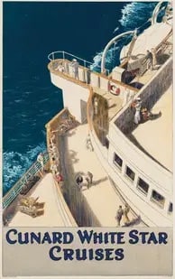 Cunard Line Cruise Poster (1 of 1)