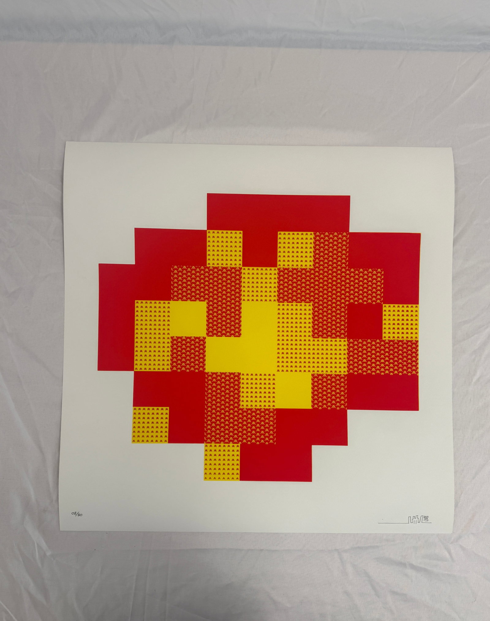 Invader "Wipeout (Explosion)" Print (sold after) (1 of 2)
