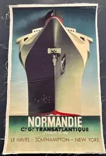 A.M. Cassandre (1901-1968) Normandie After (1 of 1)