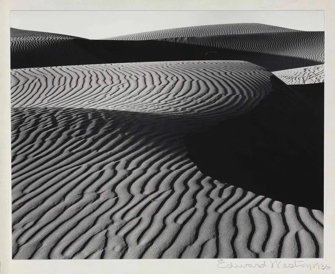 Edward Weston "Dunes, Oceano" Glossy Photoprint Sold After: Edward Weston "Dunes Oceano" Glossy photoprint on high quality Kodak professional paper Measures 8.00 X 10.00 Inches. Sold AfterThese are part of the estate sale and we do not have a COA. All lots off