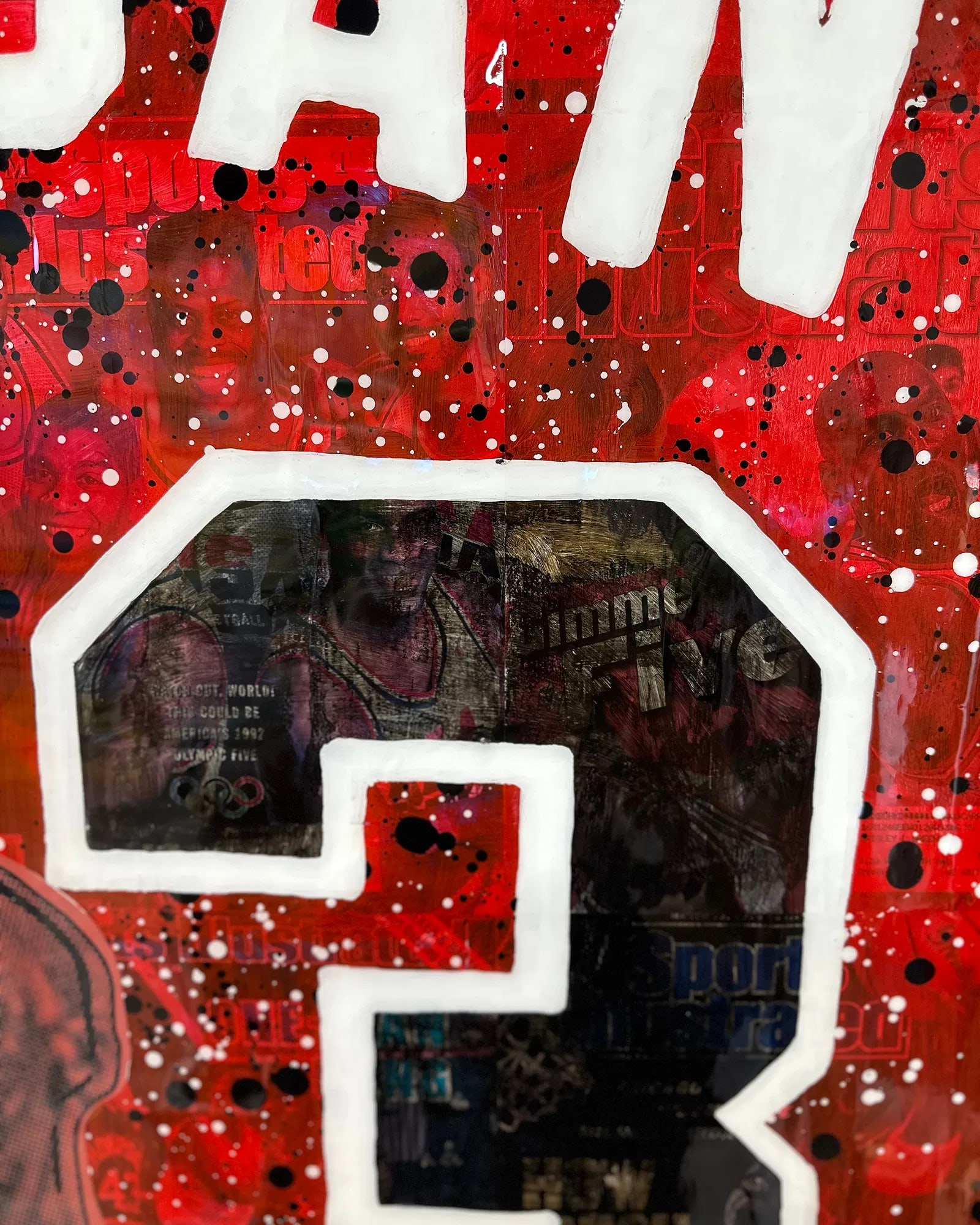 AIR JORDAN 2023 ORIGINAL MIXED MEDIA PAINTING CHAD FANDEL 1/1 - 4