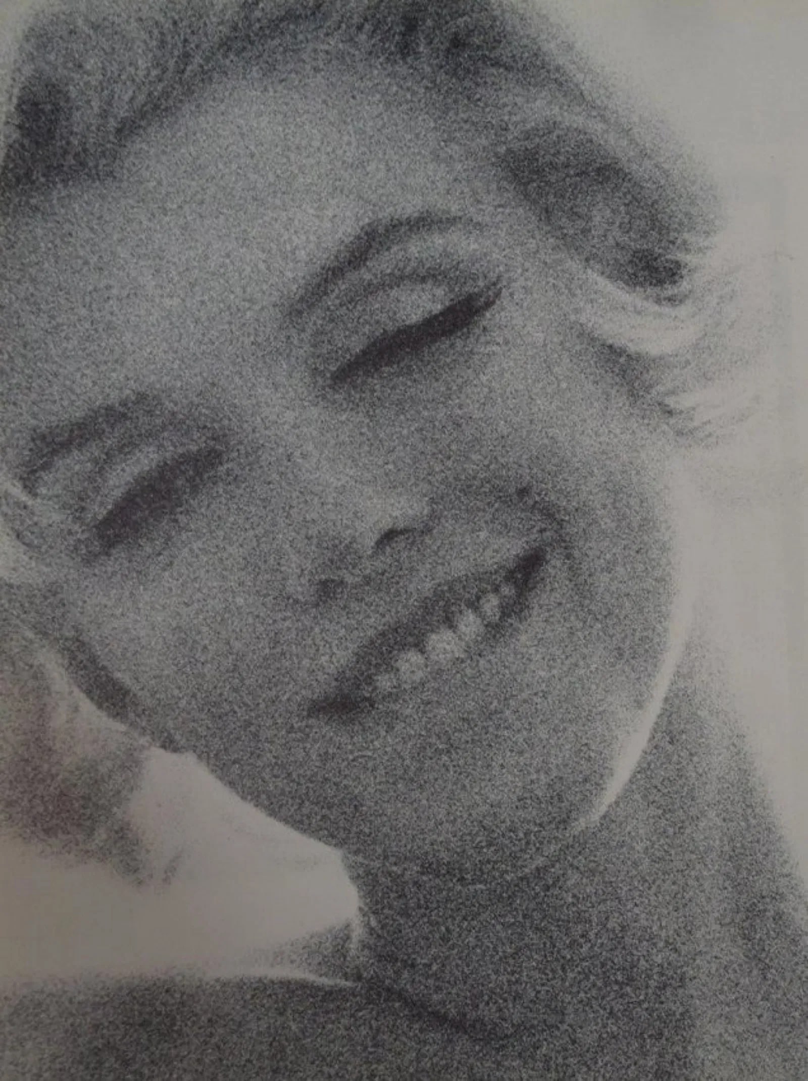 BERT STERN (1929-2013): Marilyn Monroe 1982 Print in colors mounted to archival board 12" x 9"