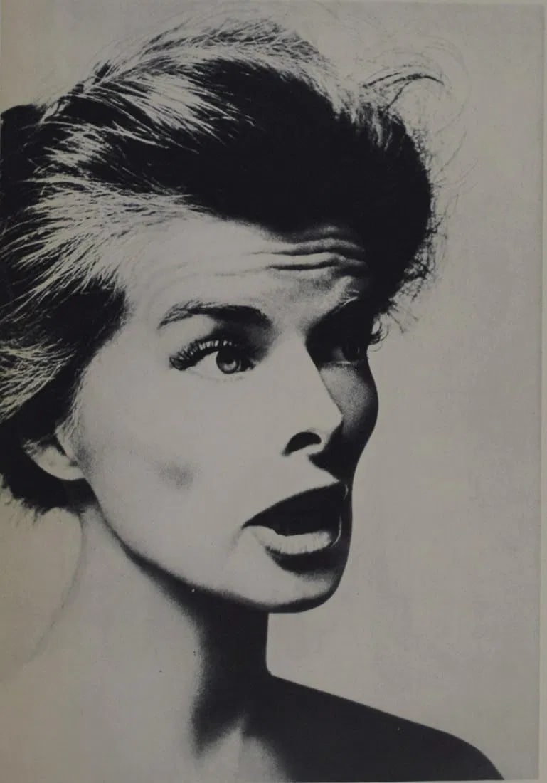 RICHARD AVEDON (1923-2004): Katherine HepburnPrinted in colors mounted on archival board 7" x 5"