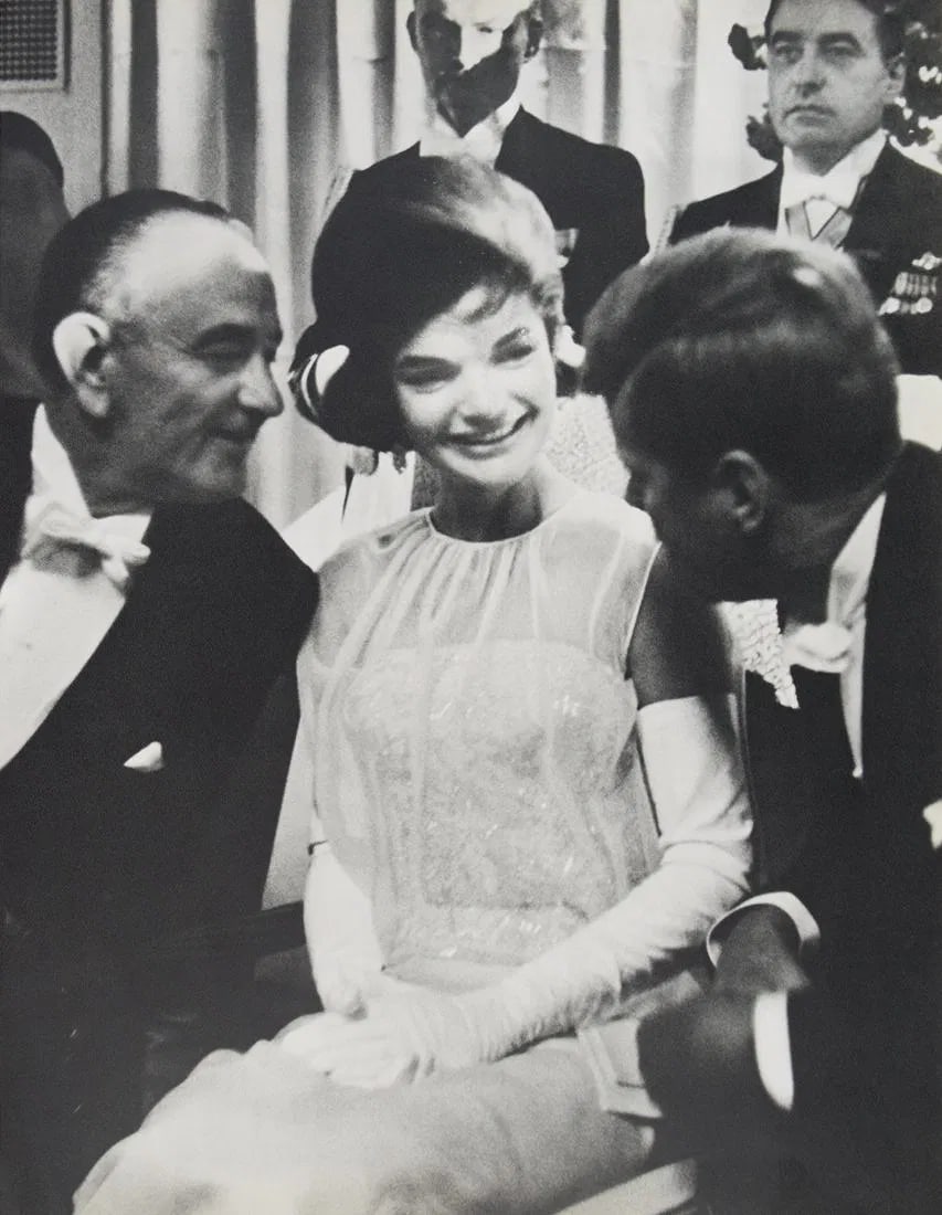 ALFRED EISENSTAEDT (1898-1995): Kenndy Inauguration Printed in colors mounted on archival board 12 1/2" x 9"