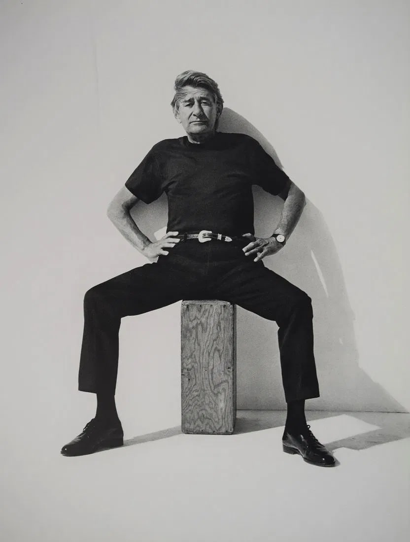 HERB RITTS (1952-2002): Pee Wee Herman on Horse Printed in colors mounted on archival board 14" x 10 1/2"