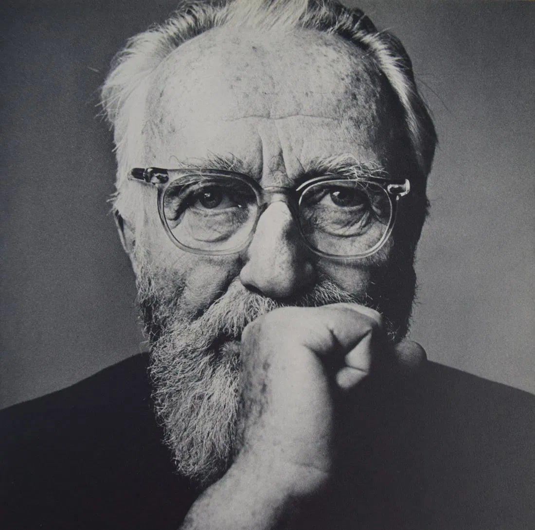 IRVING PENN (1917-2009): Edward Steichen, NewYork Printed in colors mounted on archival board 6 1/2" x 6 x 1/2"
