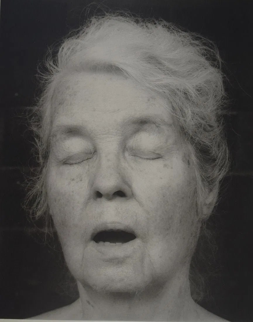 ROBERT MAPPLETHORPE (1946-1989): Alice Neel Printed in colors mounted on archival board 12" x 10"