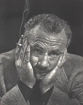 YOUSUF KARSH (1908-2002): John Ernst Steinbeck Printed in colors mounted on archival board 12" x 9"