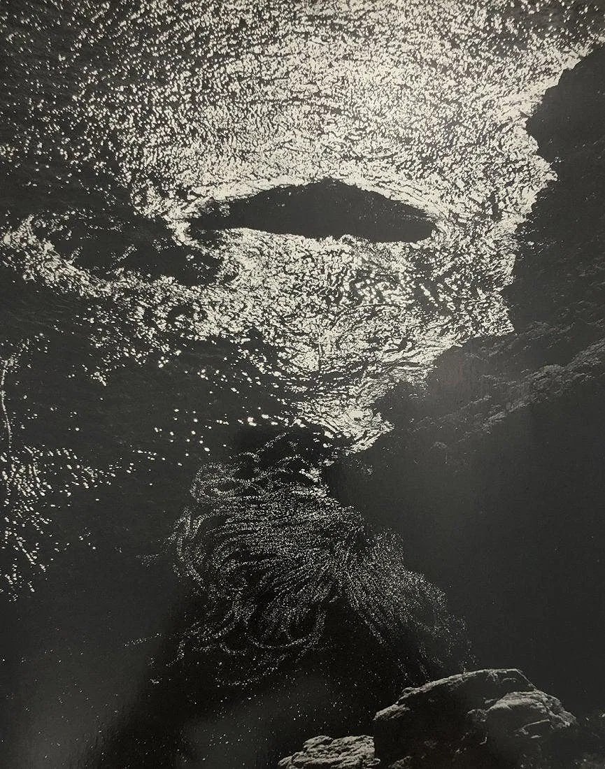 EDWARD WESTON (1886-1958): China Cove Printed in colors mounted on archival board 7 1/2" x 9 1/2"