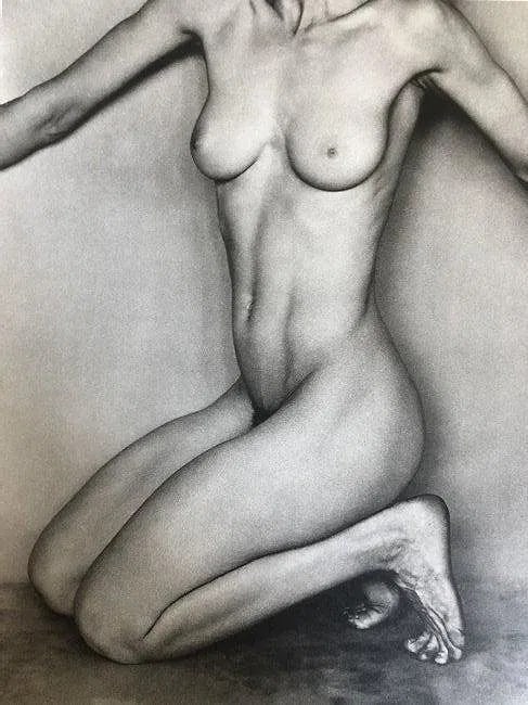 EDWARD WESTON (1886-1958): Dancing Nude, Printed in colors mounted on archival board 9 1/2" x 7"