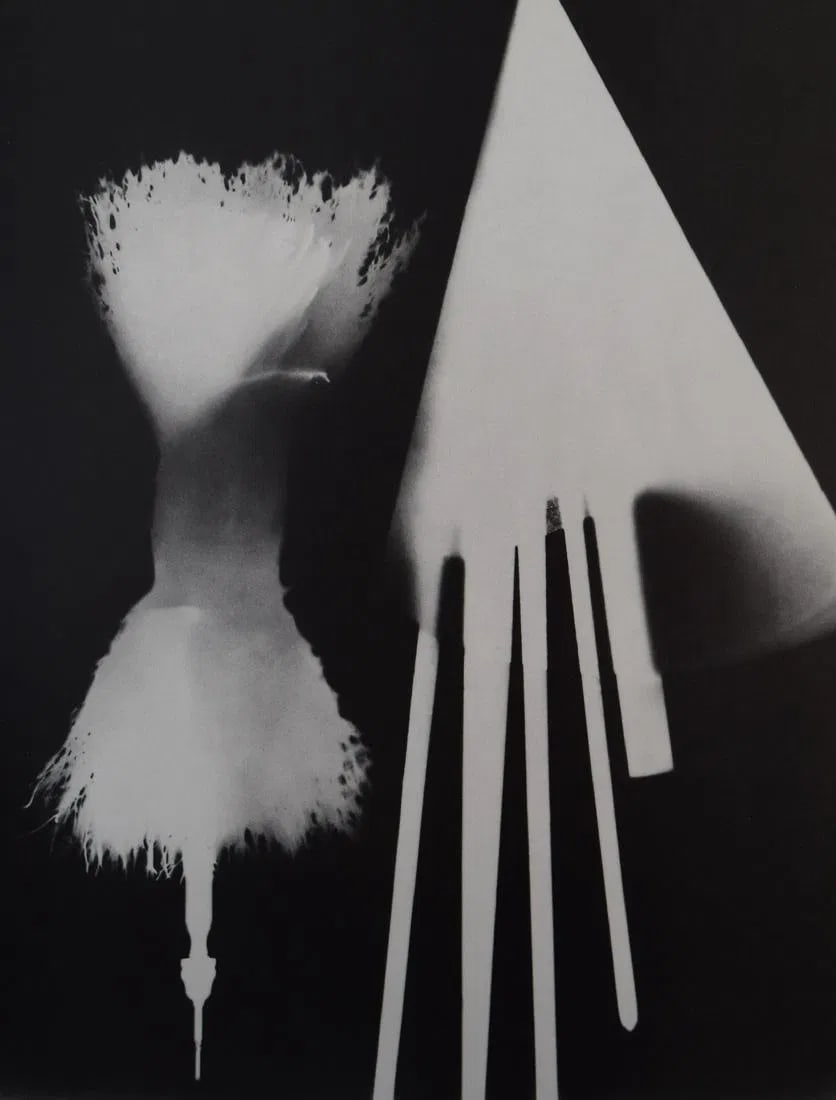 MAN RAY (1890-1976): Les Champs Delicieux, Printed in colors mounted on archival board 10 3/8" x 8"