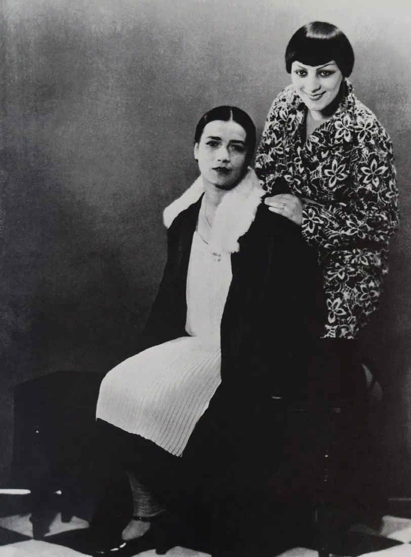 MAN RAY (1890-1976): Kiki, Therese Treize, Printed in colors mounted on archival board 10 3/8" x 7 5/8"