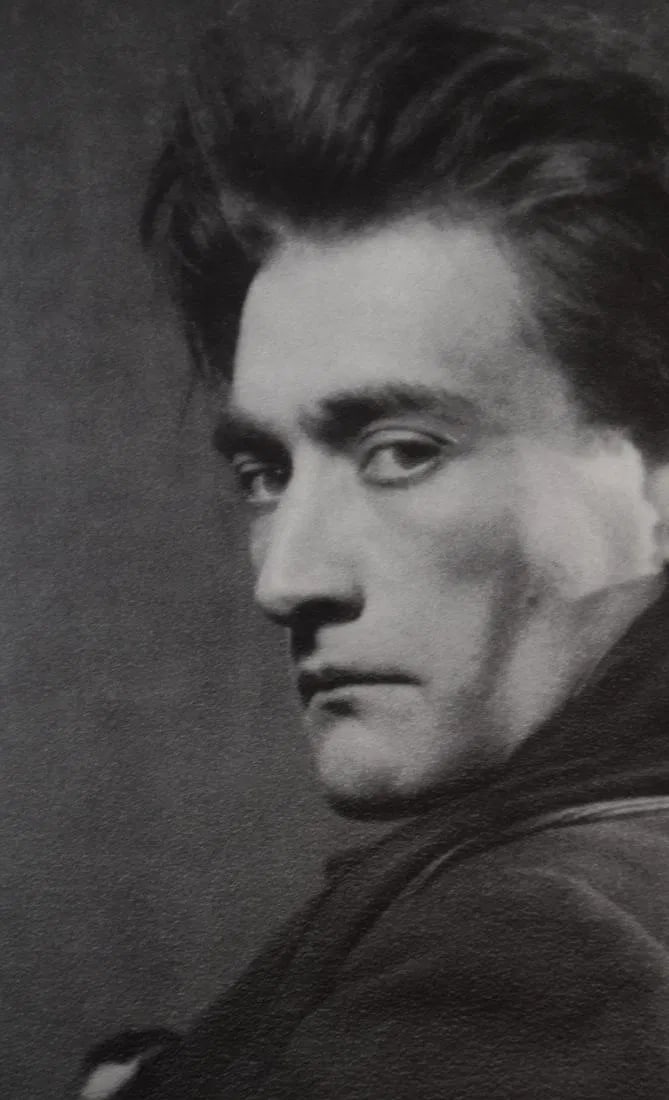 MAN RAY (1890-1976): Antonin Artaud Printed in colors mounted on archival board