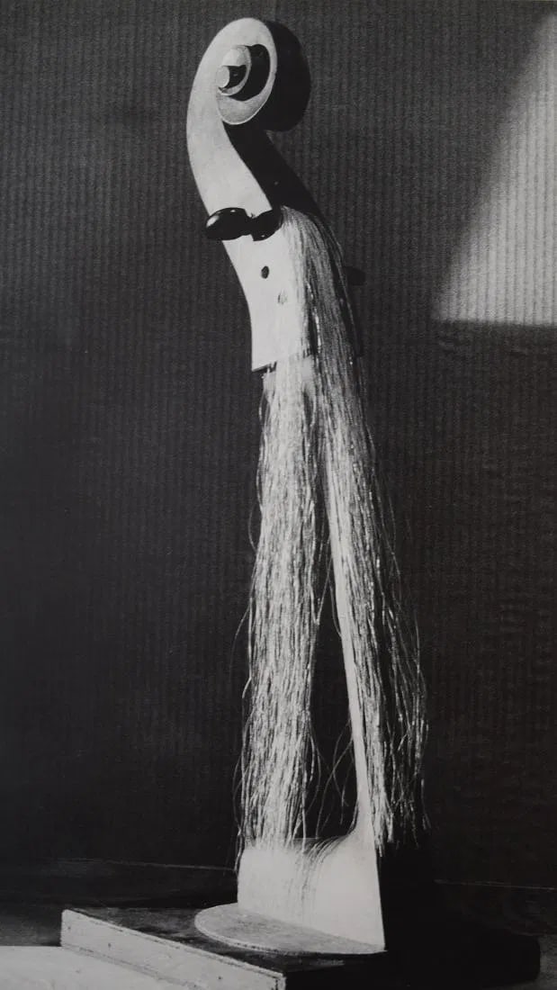 MAN RAY (1890-1976): Emak Bakia Printed in colors mounted on archival board 10 3/8" x 6"