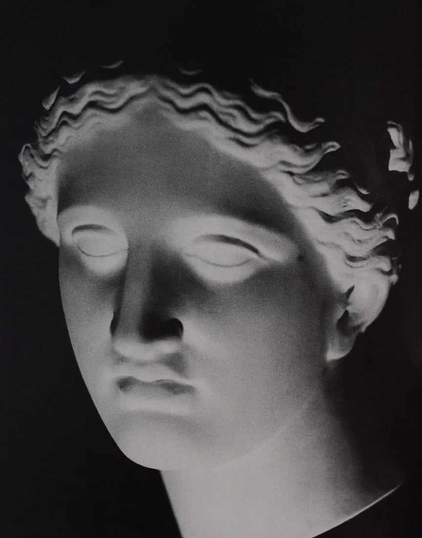 MAN RAY (1890-1976): Classicism, Printed in colors mounted on archival board 10 3/8" x 8"