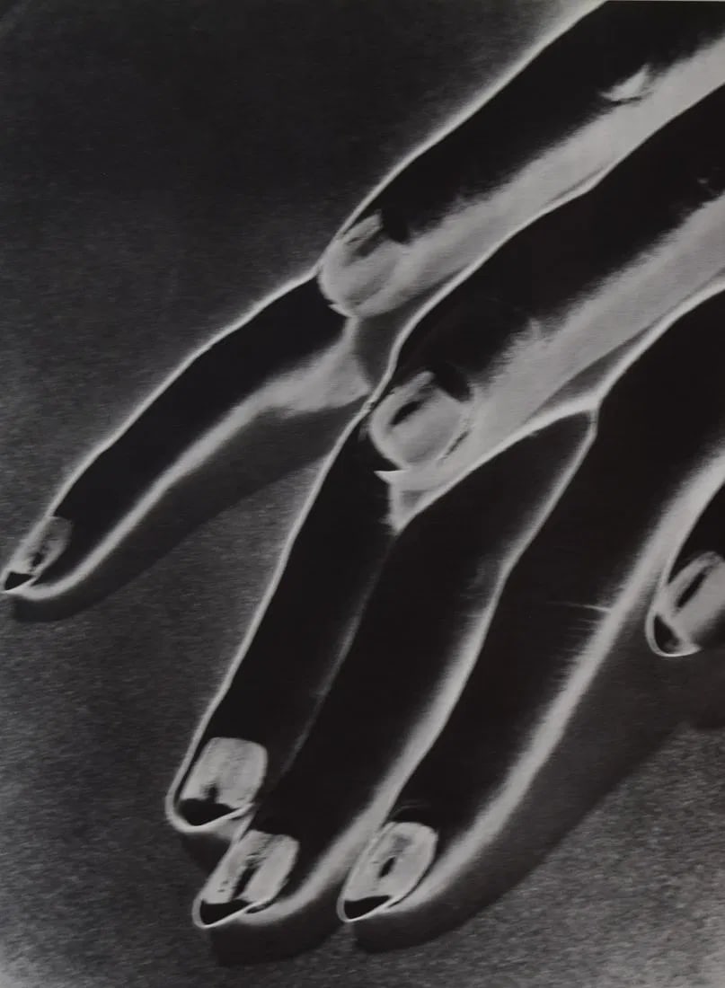 MAN RAY (1890-1976): Hand Printed in colors mounted on archival board 10 3/8" x 7 7/8"