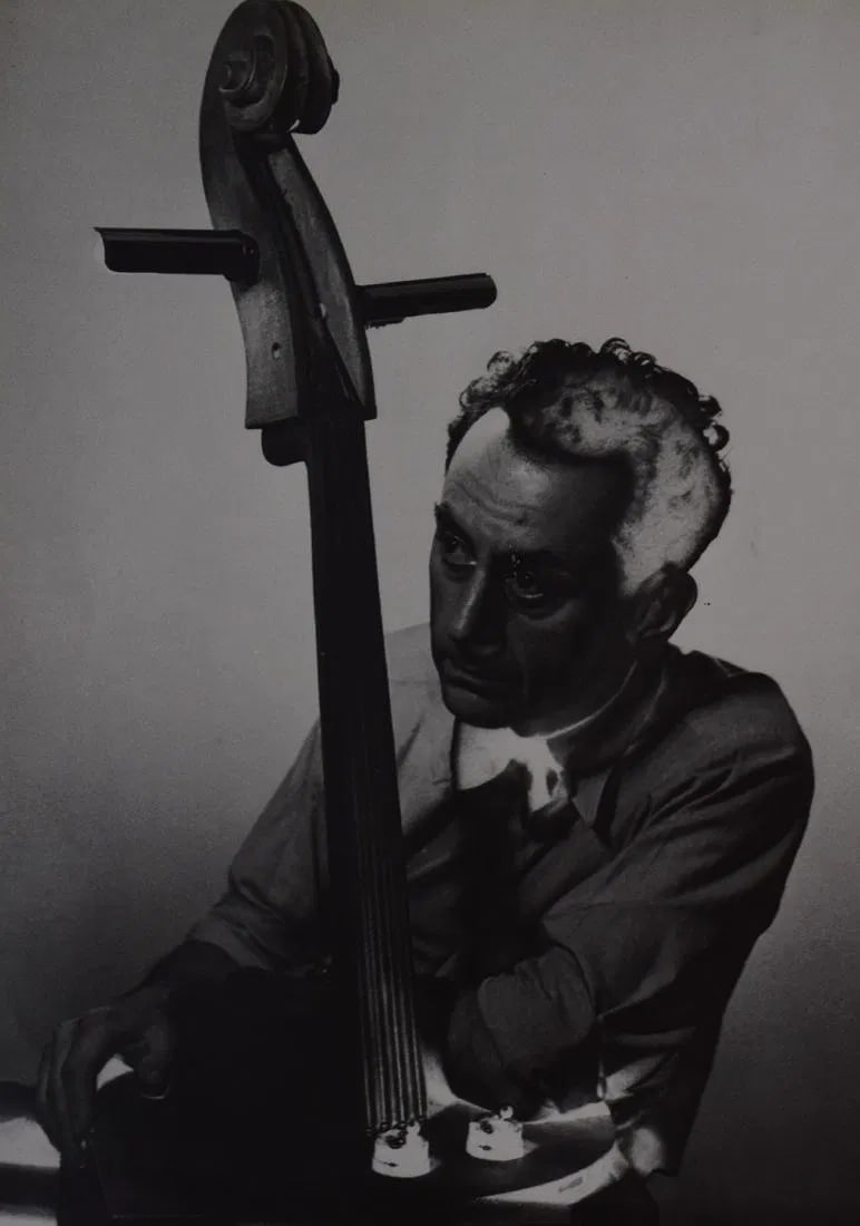 MAN RAY (1890-1976): Man Ray, Printed in colors mounted on archival board 10 1/2" x 7 1/2"
