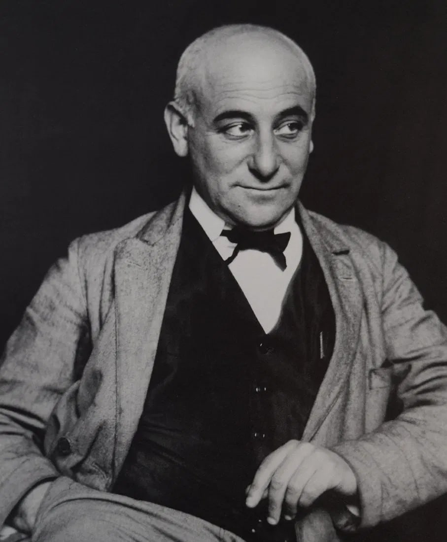 MAN RAY (1890-1976): Max Jacob Printed in colors mounted on archival board 10 /3/4" x 8 1/2"