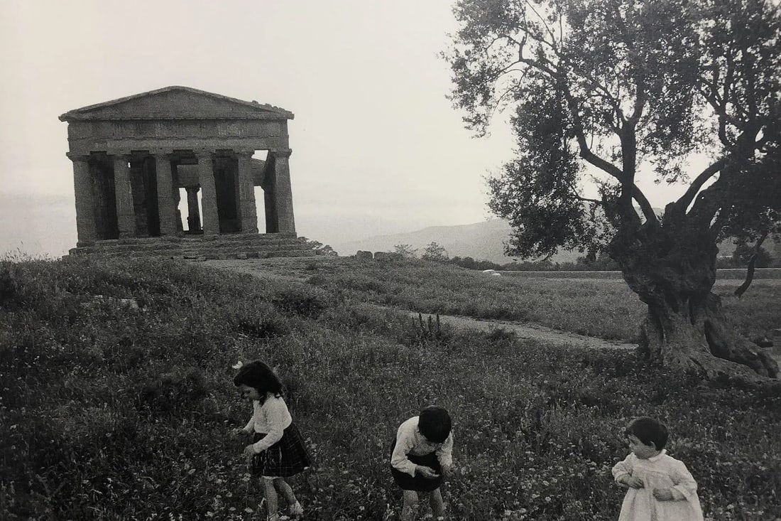 BRUCE DAVIDSON (B. 1933): Sicily, Printed in colors mounted on archival board 9 1/8" x 6 1/8"