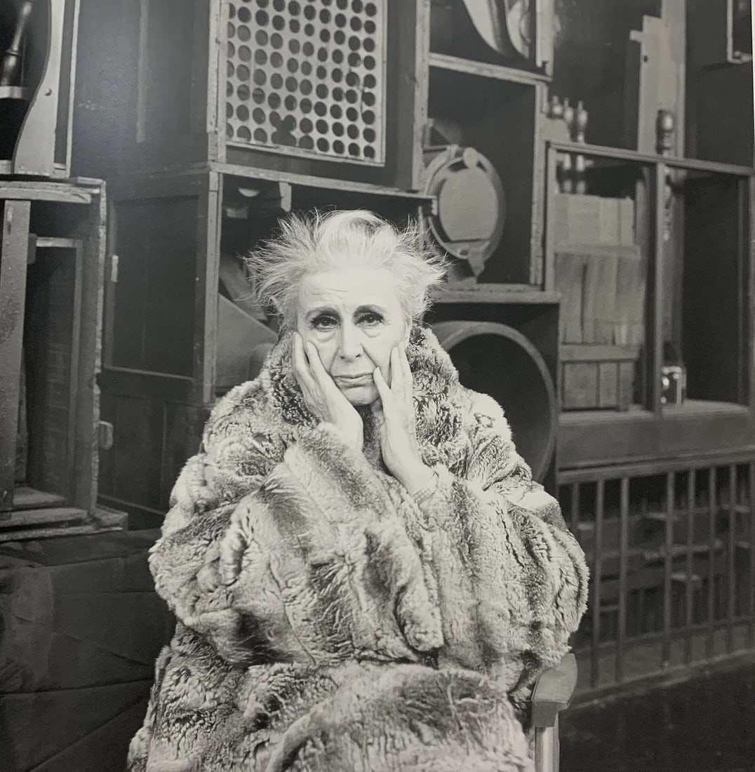 CECIL BEATON (1904-1980): Louise Nevelson, New York, Printed in colors mounted on archival board 10 1/4" x 10 1/4"