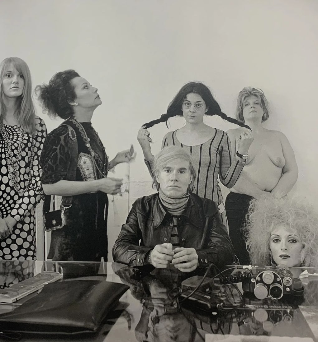 CECIL BEATON (1904-1980): Andy Warhol, Printed in colors mounted on archival board 10 5/8" x 10 1/4"