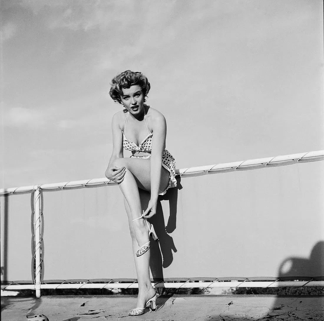 Richard C. Miller Marilyn Monroe Photo: Measures 12 x 16 inches, photographic print , mounted to archival board