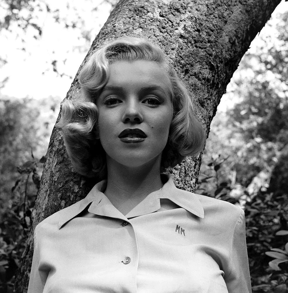 Ed Clark Marilyn Monroe Photo: Measures 12 x 16 inches, photographic print , mounted to archival board