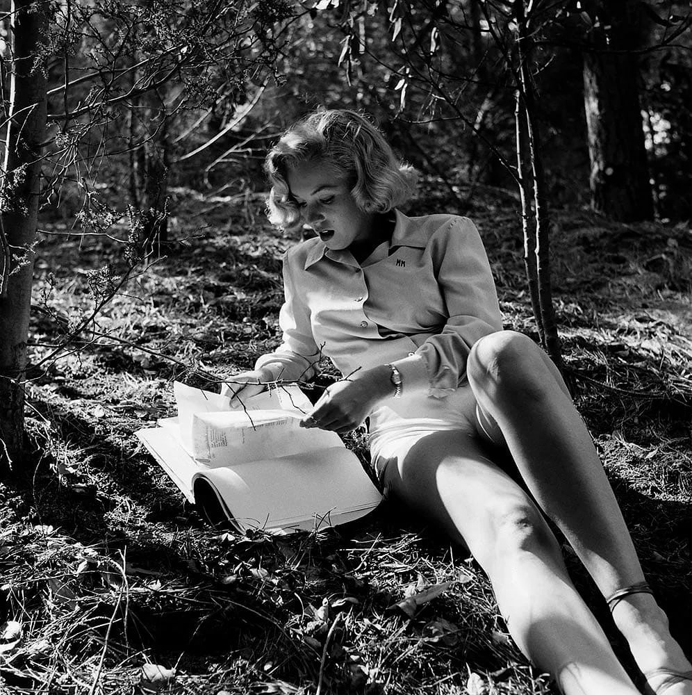 Ed Clark Marilyn Monroe Photo: Measures 12 x 16 inches, photographic print , mounted to archival board