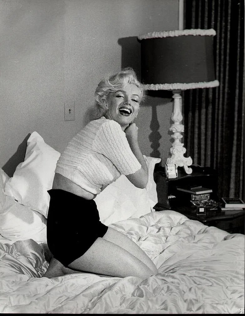Marilyn Monroe Photo: Measures 12 x 16 inches, photographic print , mounted to archival board