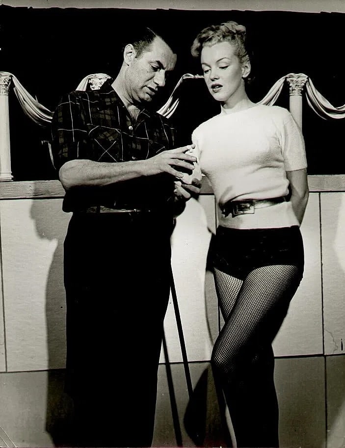 J.R Eyerman Marilyn Monroe Photo: Measures 12 x 16 inches, photographic print , mounted to archival board