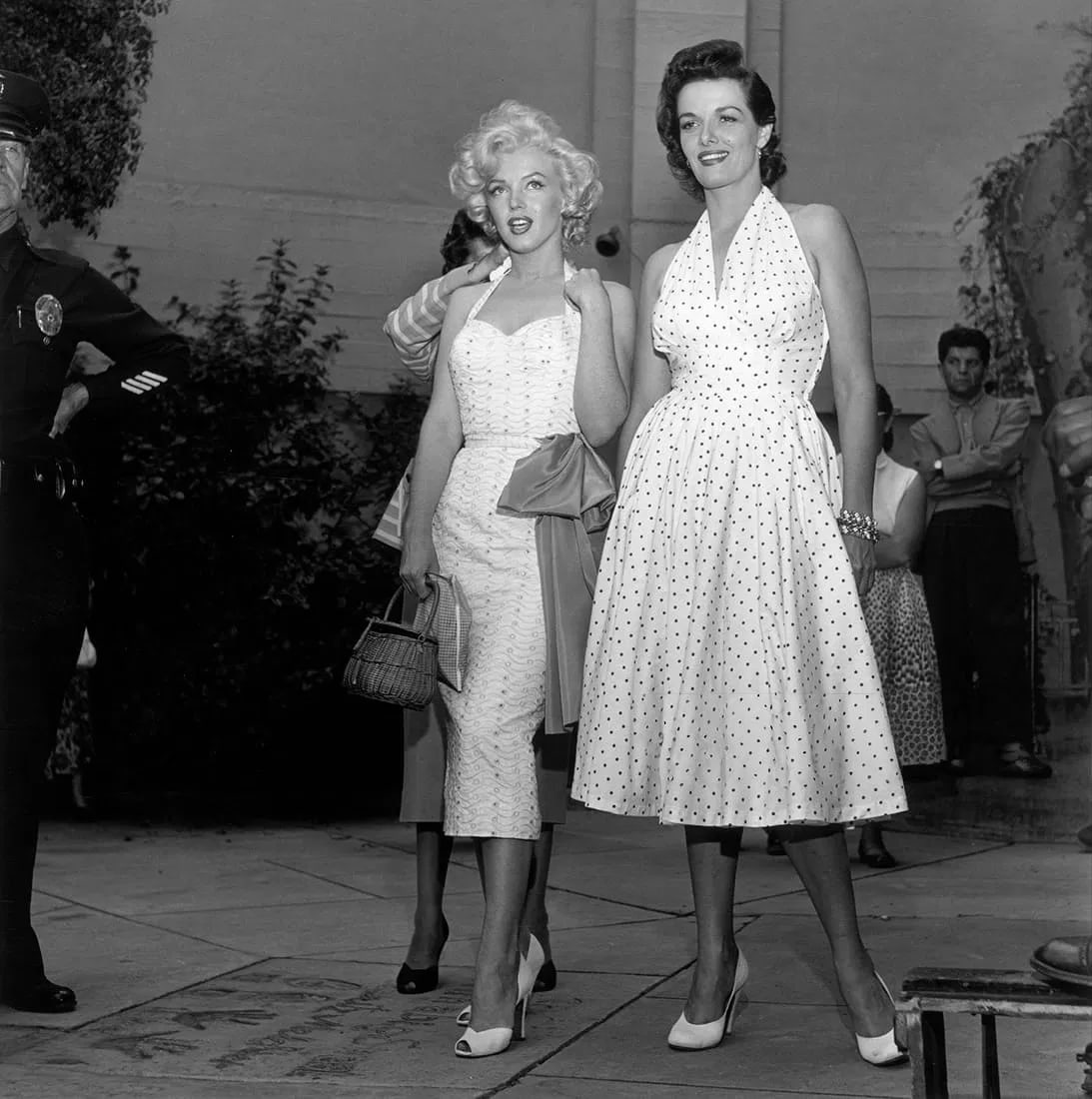 MARILYN MONROE (AMERICAN) AND JANE RUSELL PRINT ON PAPER: Marilyn Monroe (American) and Jane Rusell Print on Paper.