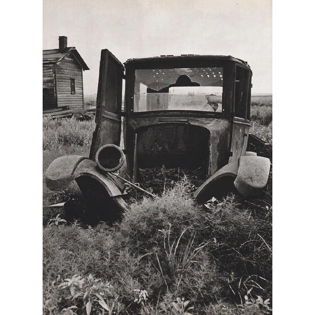 ALFRED EISENSTAEDT (AMERICAN) PRINT ON PAPER: Alfred Eisenstaedt (American) Print on paper. Bend Oregon (1935). Printed in Switzerland in 1966. 9.50 x 12.00 inches.