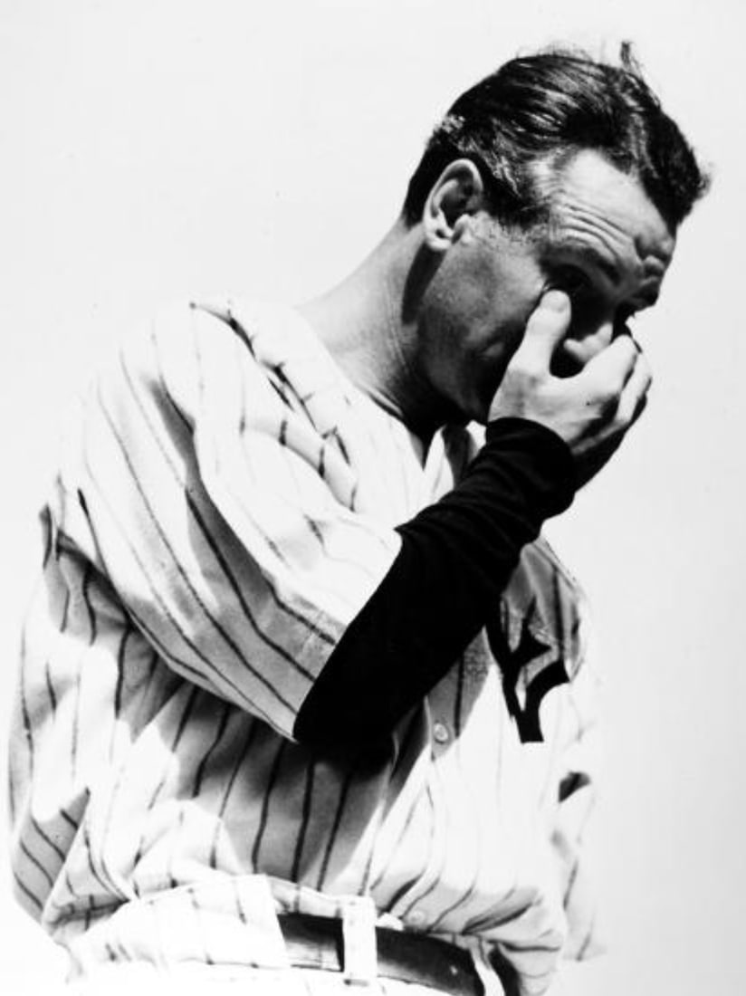 LOU GEHRIG (AMERICAN) PRINT ON PAPER: Lou Gehrig (American) Print on Paper. 11.50 x 15.50 inches.