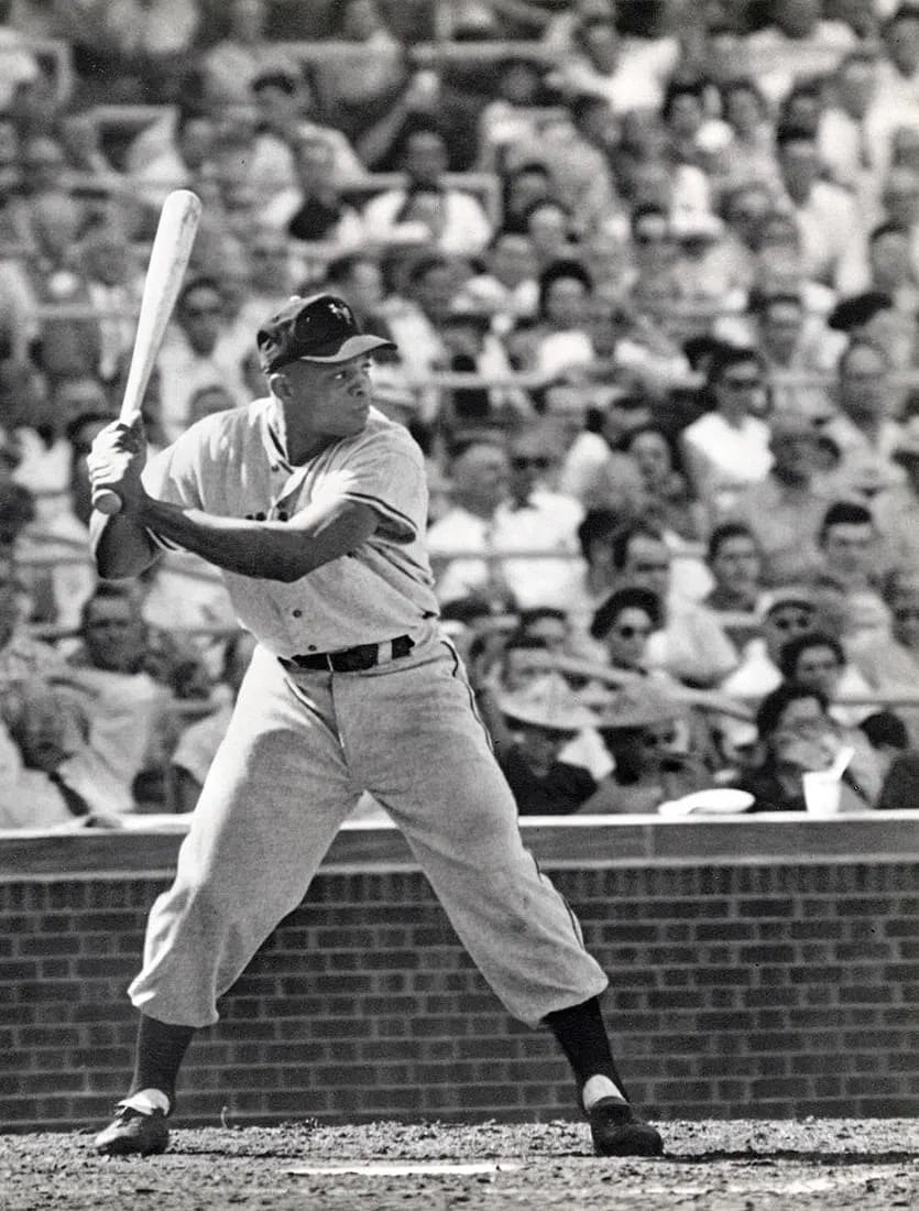 ALFRED EISENSTAEDT (AMERICAN) PRINT ON PAPER: Alfred Eisenstaedt (American) Print on paper. Willie Mays, Chicago (1954). Printed in Japan in 1970s. 12.00 x 9.50 inches.