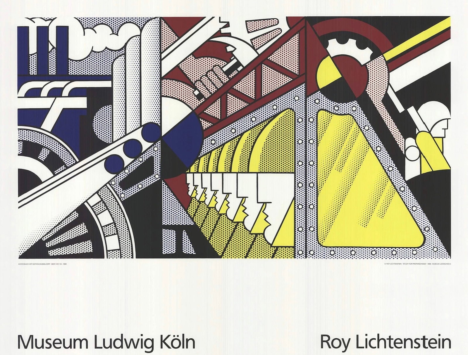 AFTER ROY LICHTENSTEIN (AMERICAN) SERIGRAPH (1 of 3)