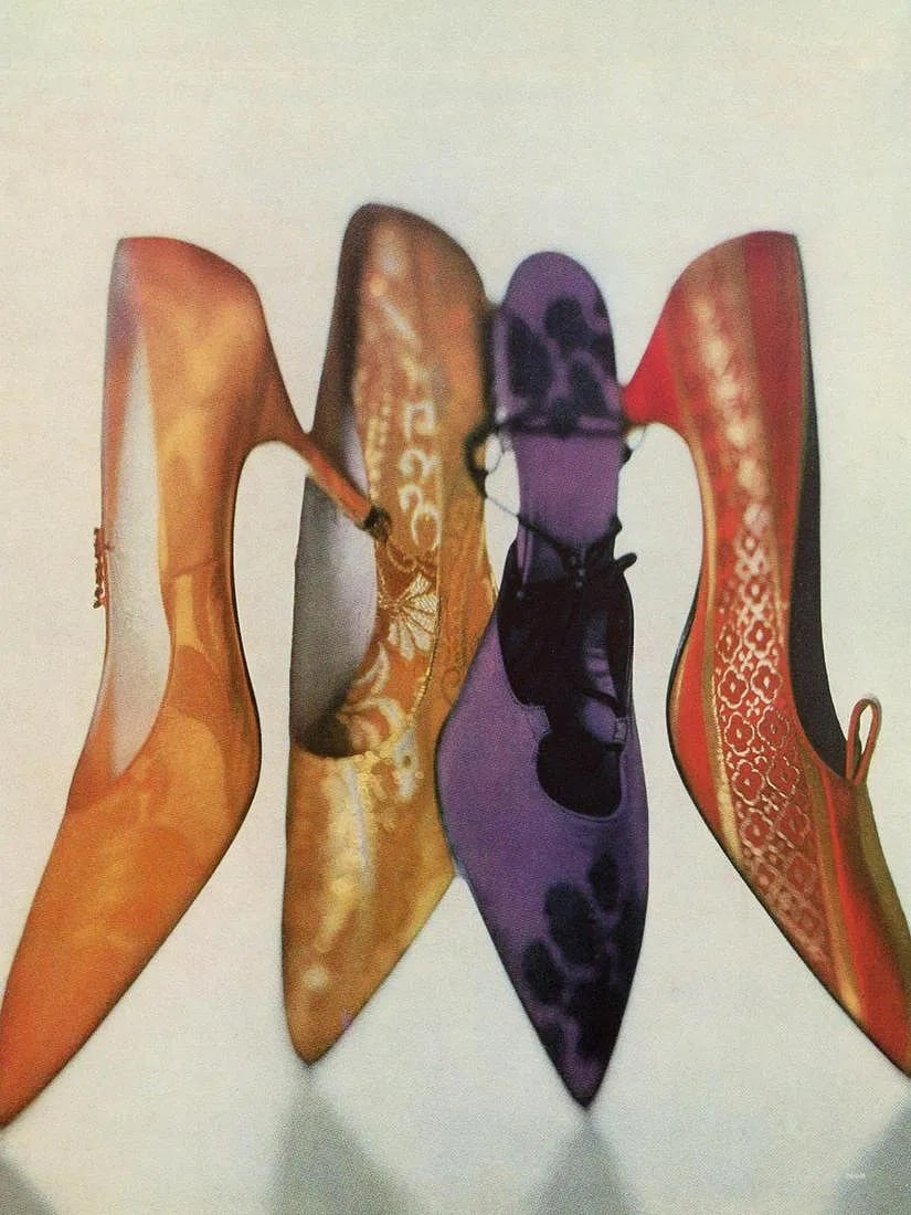 IRVING PENN (AMERICAN) PRINT ON PAPER: Irving Penn (American) Print on Paper. Shoes, New York (1959). Printed in USA in 1980s. Measures 9.50 x 7.50 inches. Photolithograph.