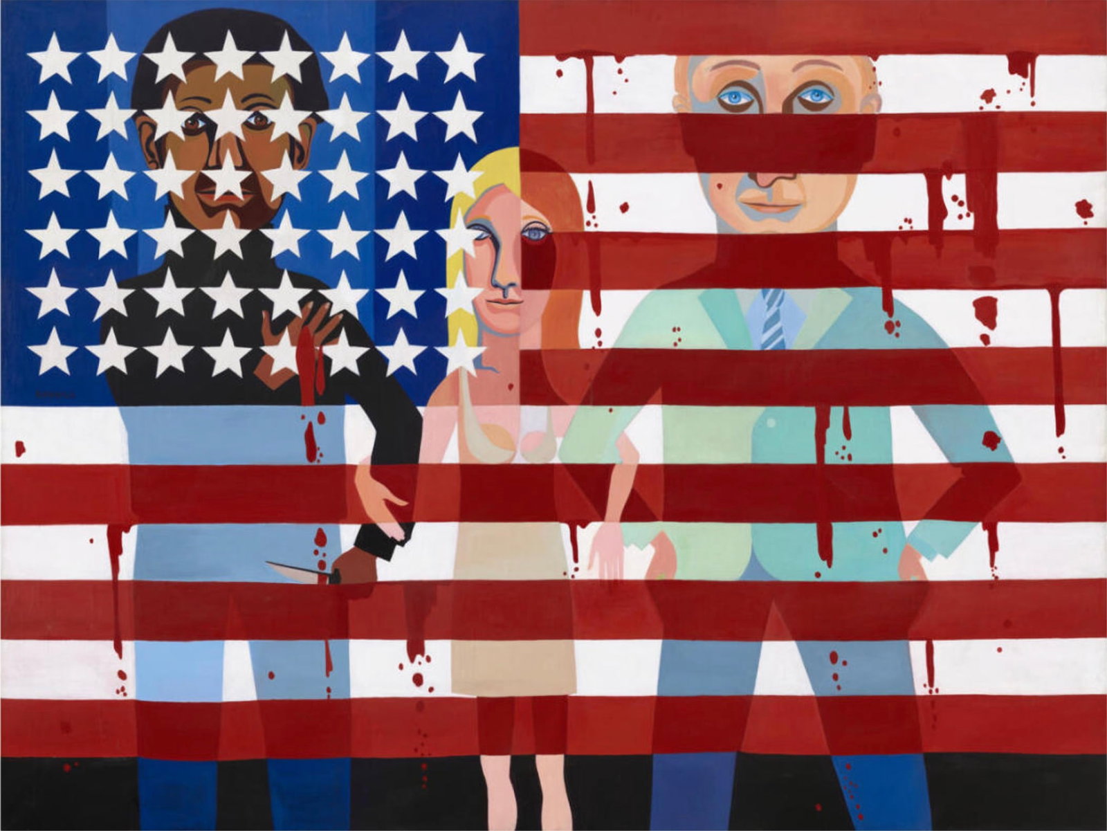 AFTER FAITH RINGGOLD (AMERICAN) PRINT ON PAPER (1 of 5)