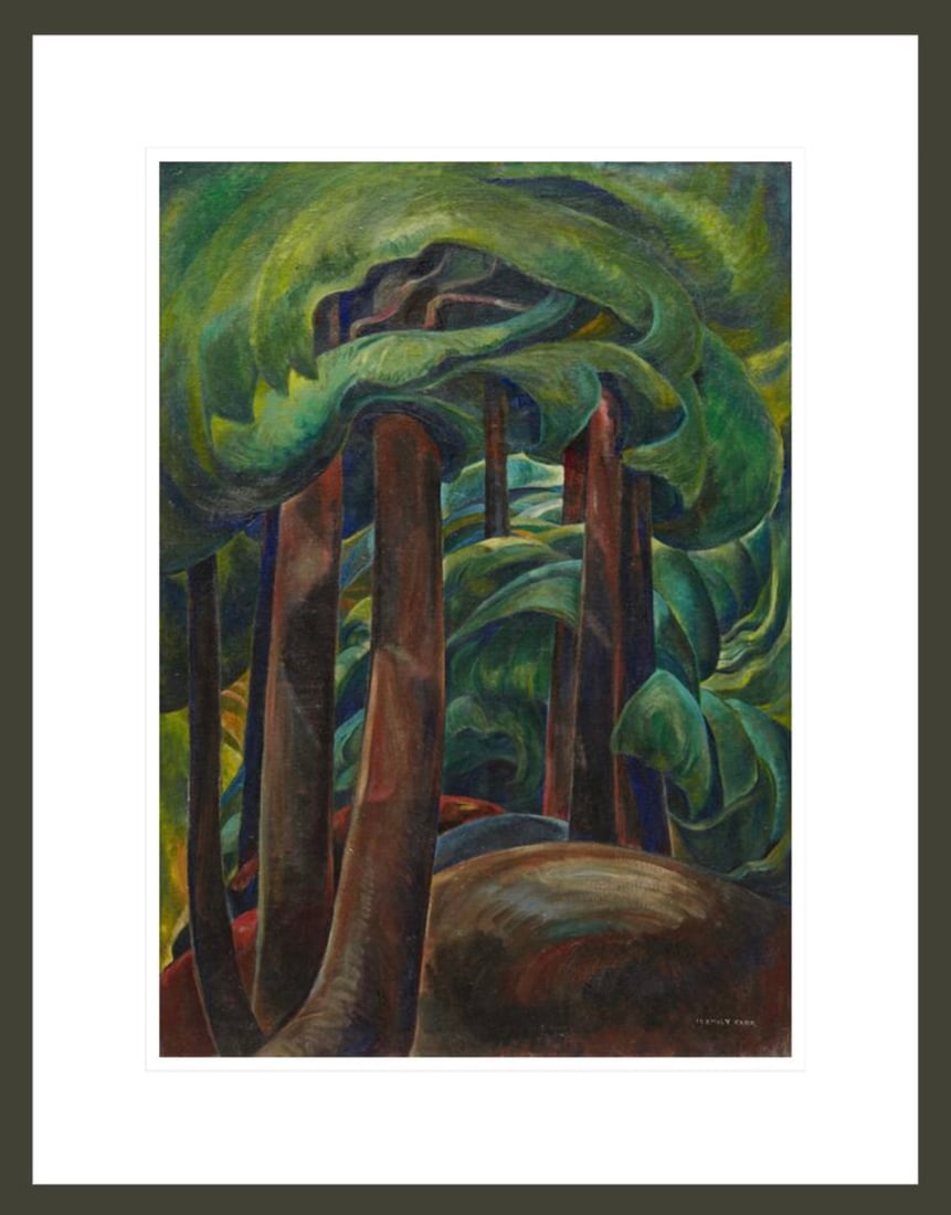 AFTER EMILY CARR (CANADIAN) PRINT ON PAPER (1 of 4)