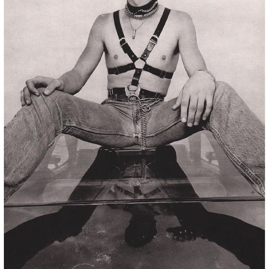 BURK UZZLE (AMERICAN) PRINT ON PAPER: Burk Uzzle (American) Print on Paper. Daytona Beach, Florida (1984). Printed in France in 1985. Measures 8.50 x 8.50 inches. Gravure.