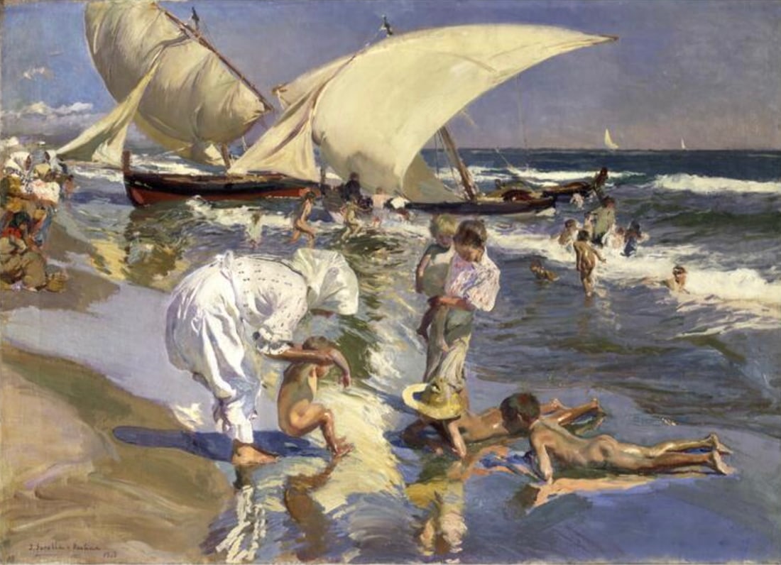 AFTER JOAQUIN SOROLLA Y BASTIDA (SPANISH) PRINT ON PAPER (1 of 4)