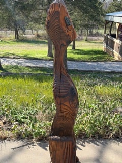 Witco Carved Wood Cat Magazine Holder, Mid-Century - 2