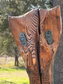 Witco Carved Wood Cat Magazine Holder, Mid-Century - 4