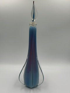 Large Murano Sommerso Art Glass Vase, Attributed to Flavio Poli, 17”, c. 1950s–60s (1 of 8)