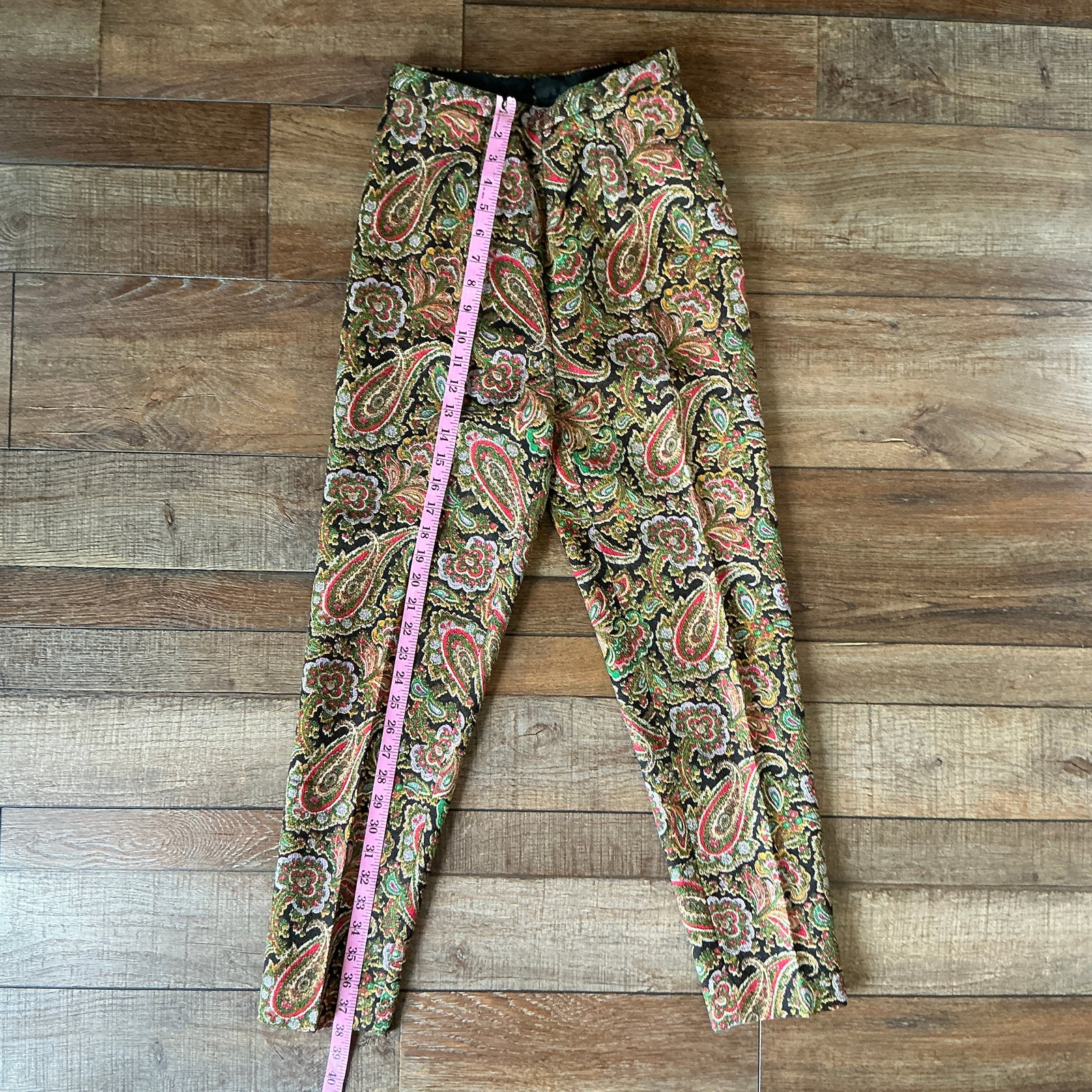 Vintage Pantsmaker Paisley Tapestry Pants, Tailored Fit (1 of 7)